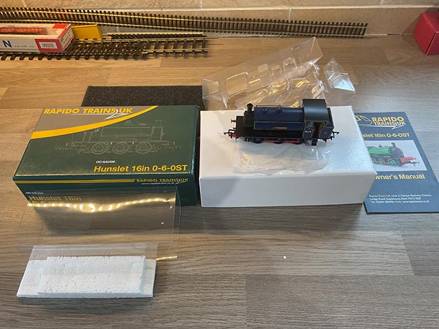 Rapido Railways (UK) 903504 Hunslet 16 Steam Locomotive Sound Fitted Holly Bank No 3 NCB Lined Blue Livery 0-6-0ST - Premier Model Railways